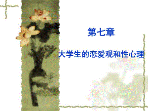 大学生的恋爱观和性心理.ppt