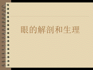 眼科解剖及生理.ppt