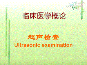临床医学概论超声检查(临概).ppt