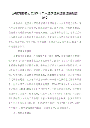 x委书记2023年个人述学述职述责述廉报告团队工作总结汇报.docx