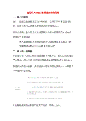 合同收入的确认和计量的账务处理.docx