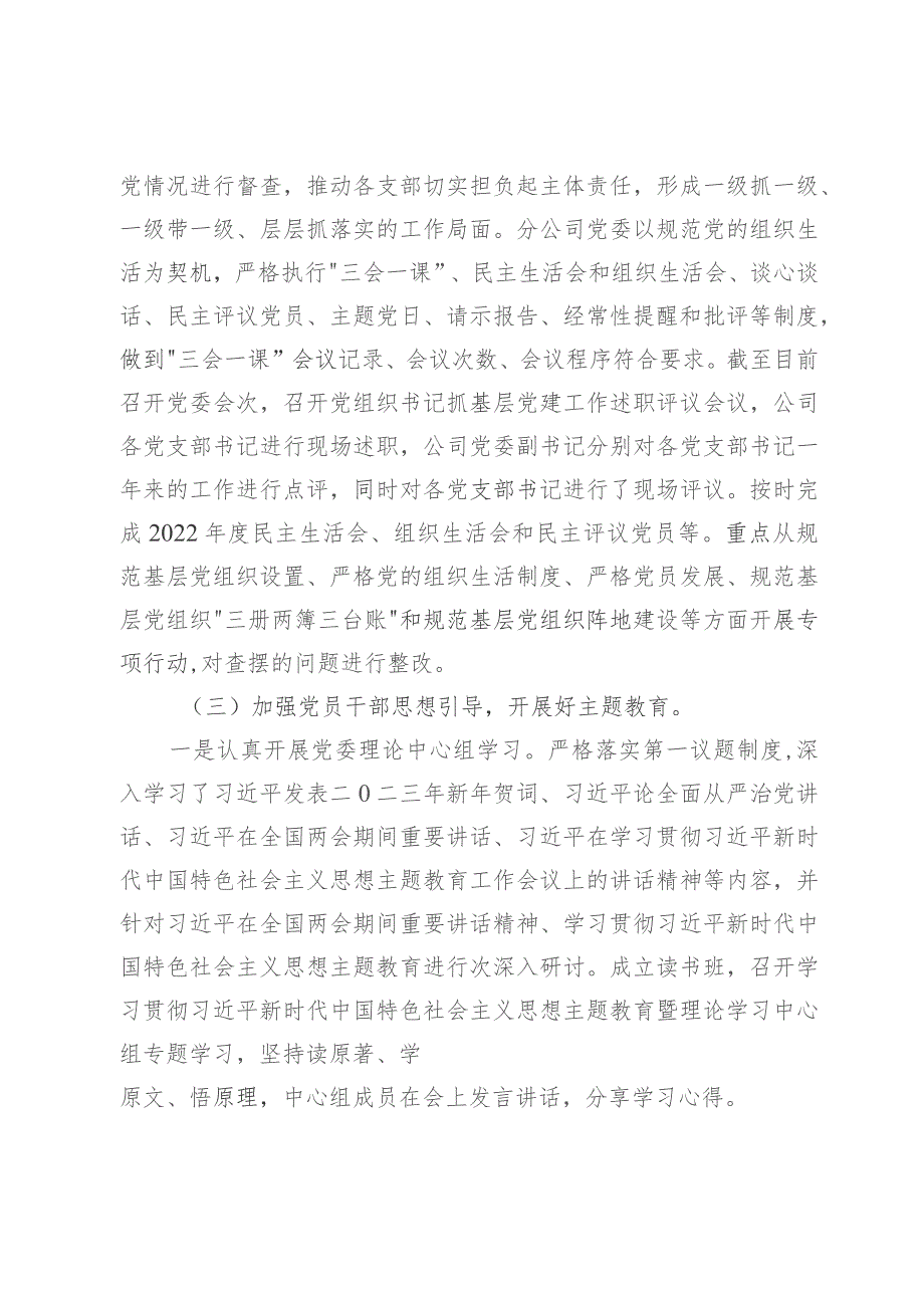 2023年公司党委工作总结报告.docx_第2页