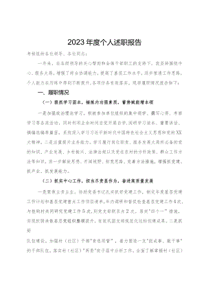 党员干部2023年度个人述职报告.docx