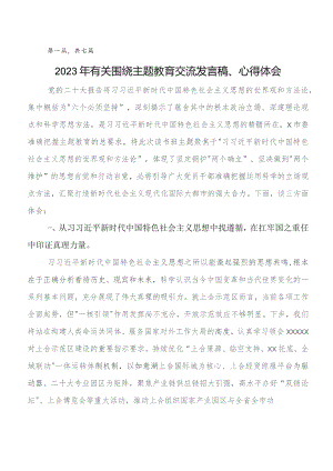 2023年在集体学习第二批题主教育的讲话提纲.docx