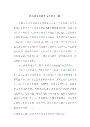 第二批主题教育心得体会范文资料.docx