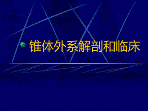 锥体外系解剖和临床.ppt