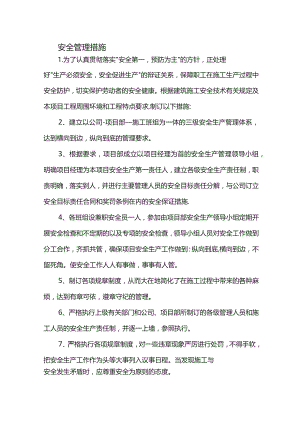 安全管理措施.docx