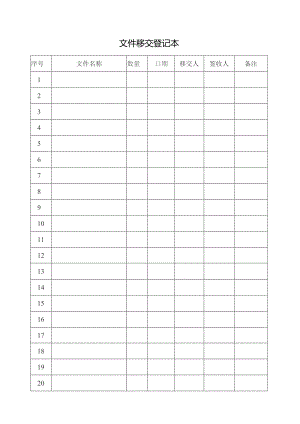 文件移交登记本.docx
