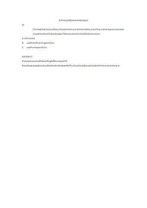 CFA一级百题进阶：财报分析.docx