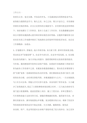 保险公司优质工作总结范文十篇.docx