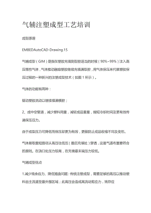 气辅注塑成型工艺培训.docx