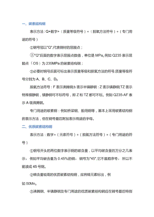 钢材常用的七种命名规则.docx