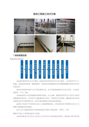 接地工程施工技术方案.docx