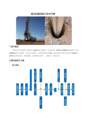 灌注桩基础施工技术方案.docx