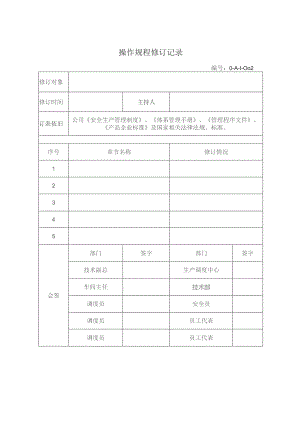 操作规程修订记录.docx