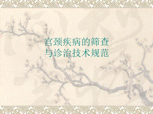 宫颈疾病的筛查.ppt.ppt