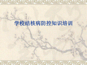 学校结核病控制知识培训.ppt