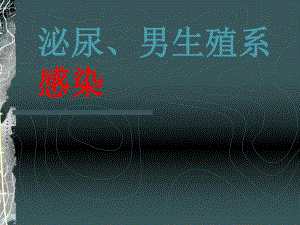 泌尿系感染.ppt.ppt