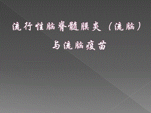 流脑与流脑疫苗.ppt