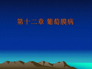 葡萄膜疾病1.ppt.ppt