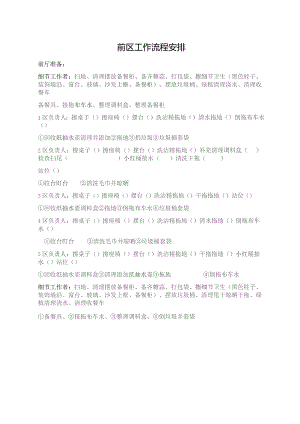 前区工作流程安排.docx