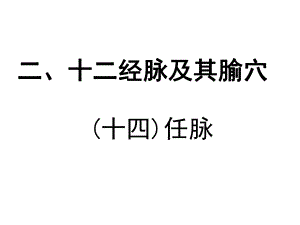 十二经脉及其腧穴(PPT78).ppt