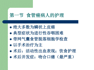 食道癌肿瘤病人的护理.ppt
