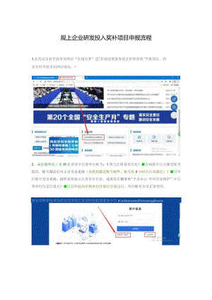 规上企业研发投入奖补项目申报流程.docx