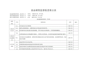 食品销售监督检查要点表.docx