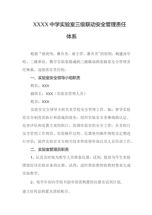 中学实验室三级联动安全管理责任体系.docx