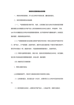 患者发生管路滑脱应急预案.docx