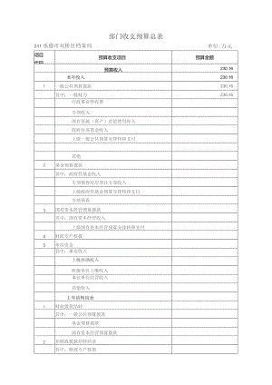 部门收支预算总表.docx