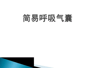 简易呼吸气囊ppt医学幻灯片.ppt
