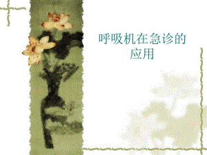 呼吸机在急诊中的应用.ppt