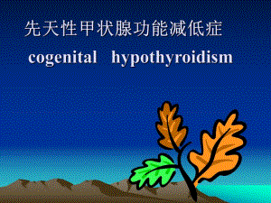 先天性甲状腺功能减低症1.ppt