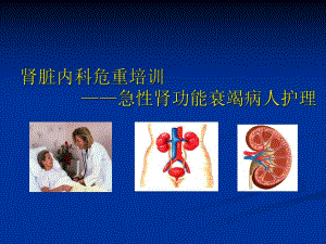肾脏科危重症急性肾衰竭护理ppt医学演示文稿.ppt