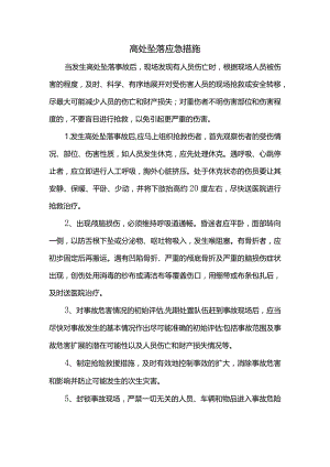 高处坠落应急措施.docx