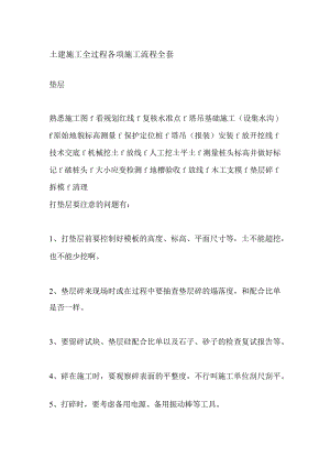 土建施工全过程各项施工流程全套.docx