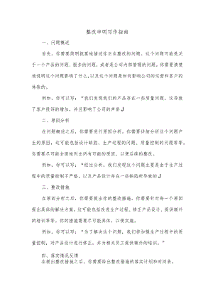 整改申明怎么写.docx