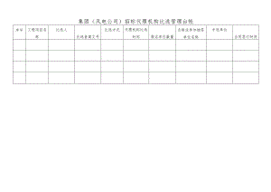 集团（风电公司）招标代理机构比选管理台帐.docx