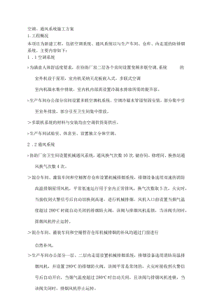 壳牌空调、通风系统施工方案.docx