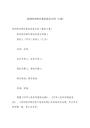 深圳经济特区委托拍卖合同（3篇）.docx