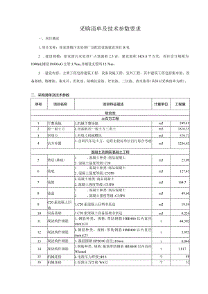 采购清单及技术参数要求.docx