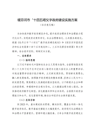 绥芬河市“十四五”数字政府建设实施方案.docx