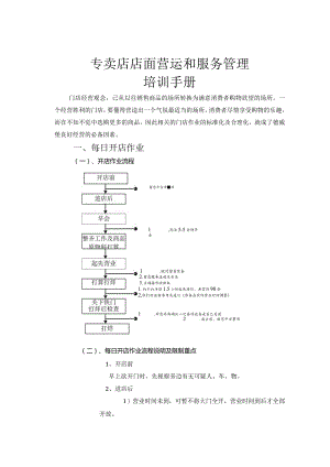店面营运和服务培训手册.docx