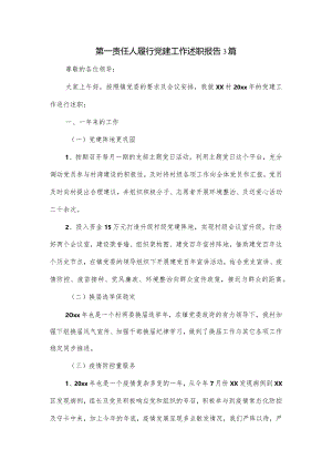 第一责任人履行党建工作述职报告3篇.docx