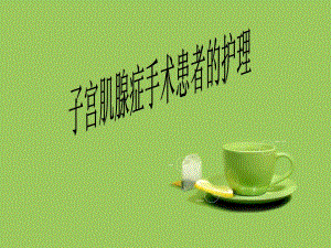 子宫肌腺症手术患者的护理.ppt
