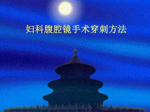 妇科腹腔镜手术穿刺方法.ppt