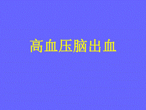 【精品】高血压脑出血ppt.ppt