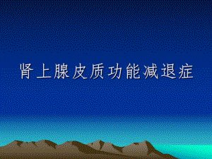 肾上腺皮质功能减退.ppt